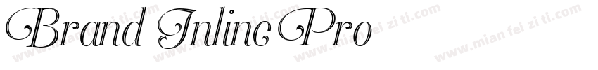 Brand Inline Pro字体转换